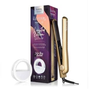 Glister Limited Edition Gold Flat Iron + Selfie Light